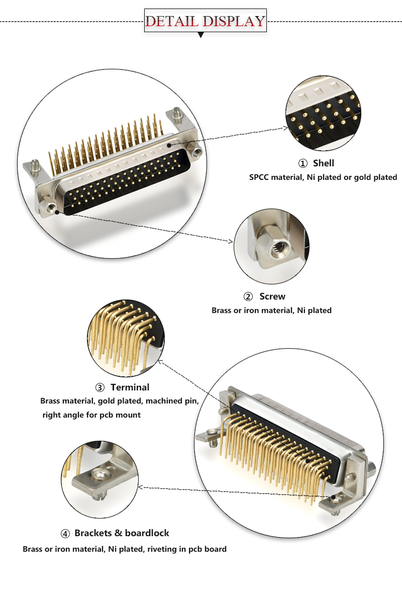 d sub 50 pin connector