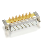 high density stecker 50 pin dsub  right angle pcb mounting bracket