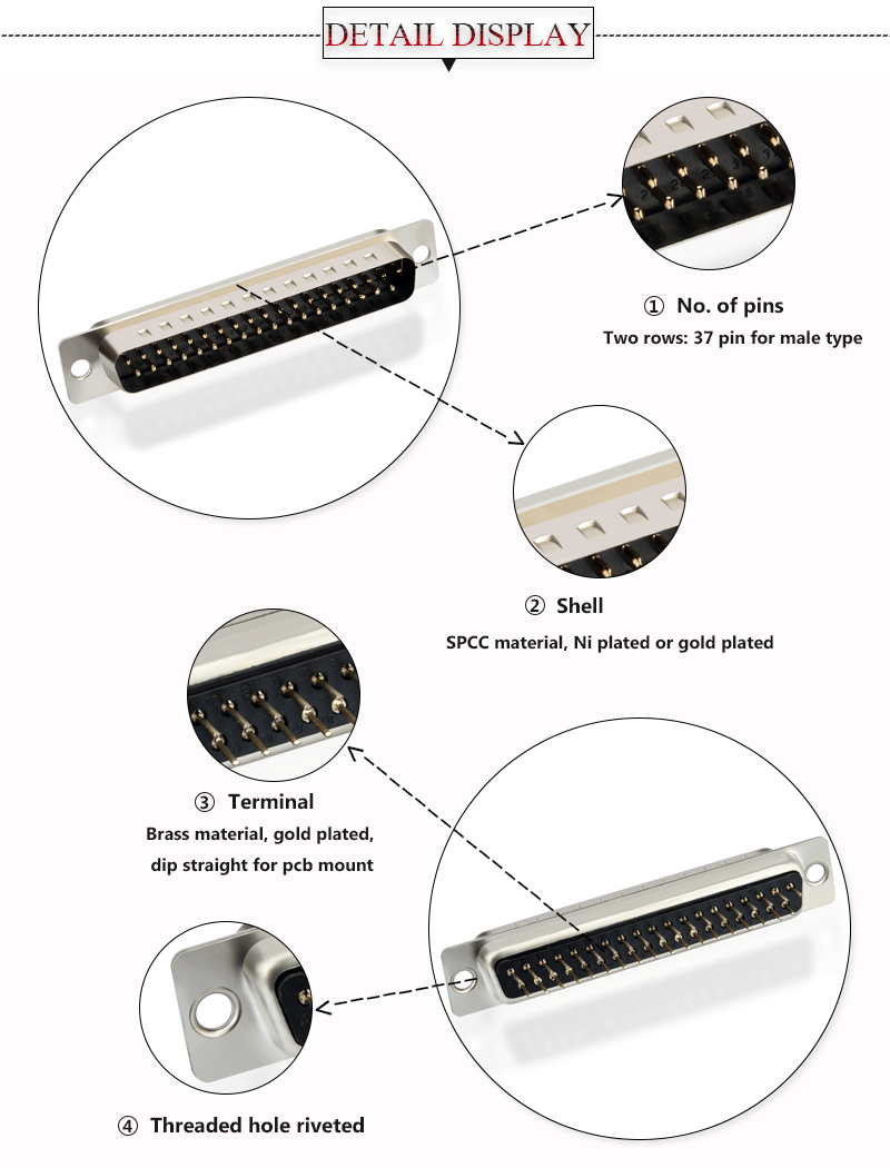 37 pin d connector