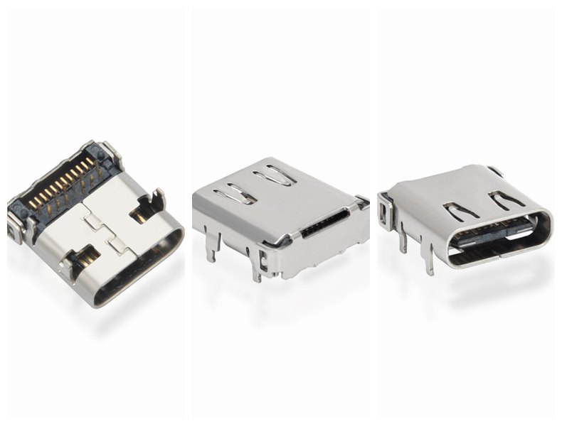 Audiophonics - Female USB-C 3.1 Connector SMT with PCB