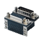 15 pol male to female dual port d-sub connector  for test equipment