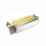 R/A gold plated 50pos d sub interface jack screws
