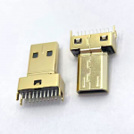 male type-d micro hdmi connector free samples
