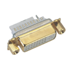 gold plating solder wire female dvi 24 5 connector