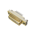 shell gold plated dvi d port female pcb mount to  computer