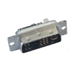 solder type male plug dvi single connector