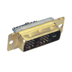 gold plating solder type male plug pc monitor dvi
