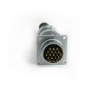 Standard straight cable plug P24 19 pin circular connector