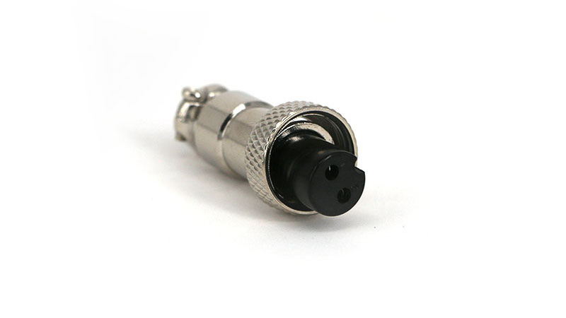 Standard M30 series 2 pin female circular connection plug