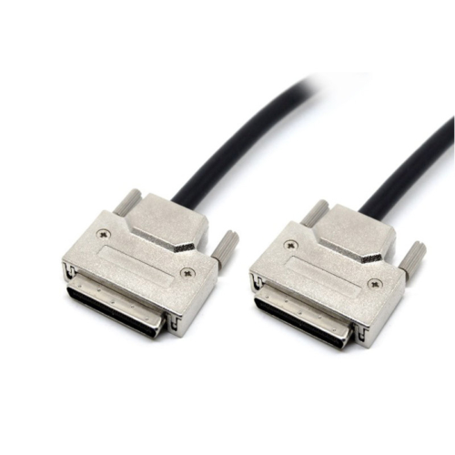 High density zinc alloy metal cover vhdci adapter 68pin male cable with 1 meter cable