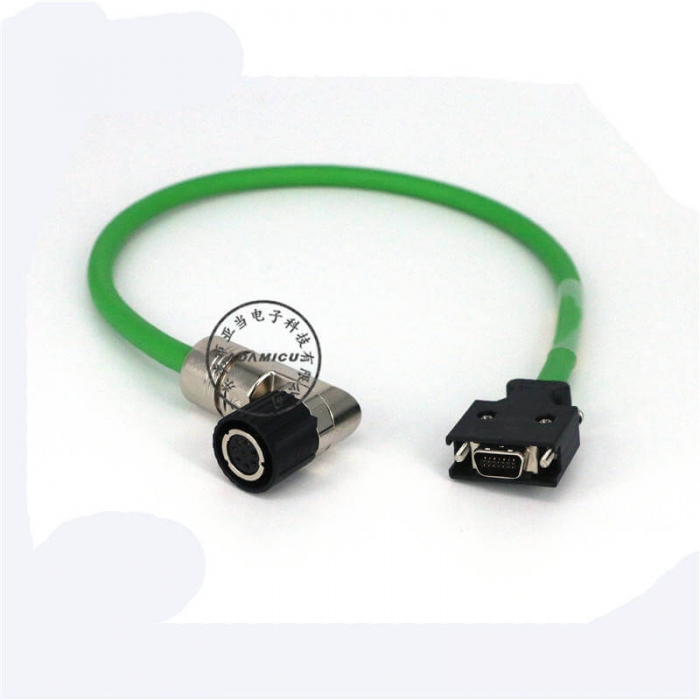 Circular 8p+scsi14p SIEMENS servo encoder cable (1)